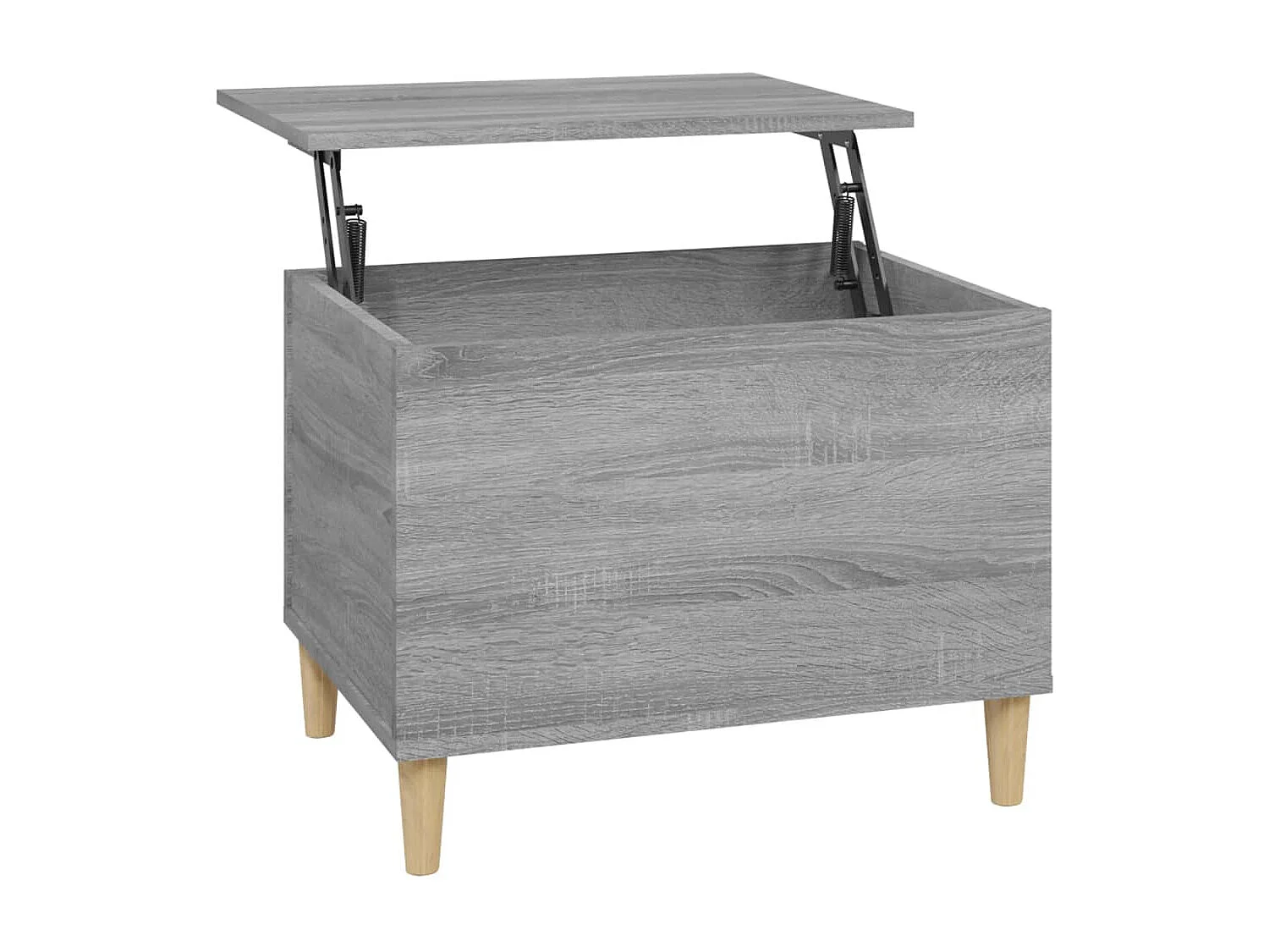 Table basse Sonoma gris 60x44,5x45 cm Bois d'ingénierie