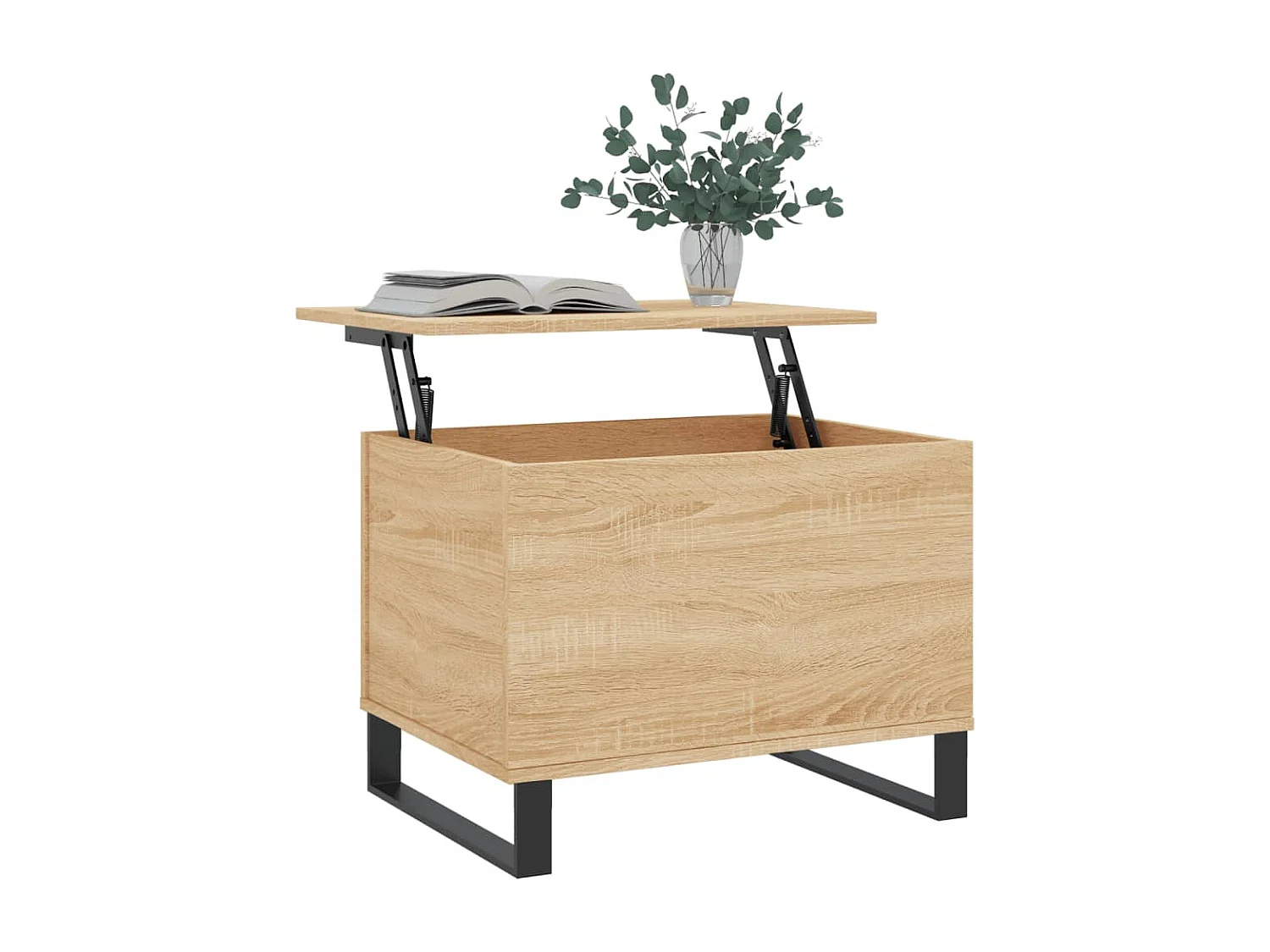 Table basse Chêne sonoma 60x44,5x45 cm Bois d'ingénierie