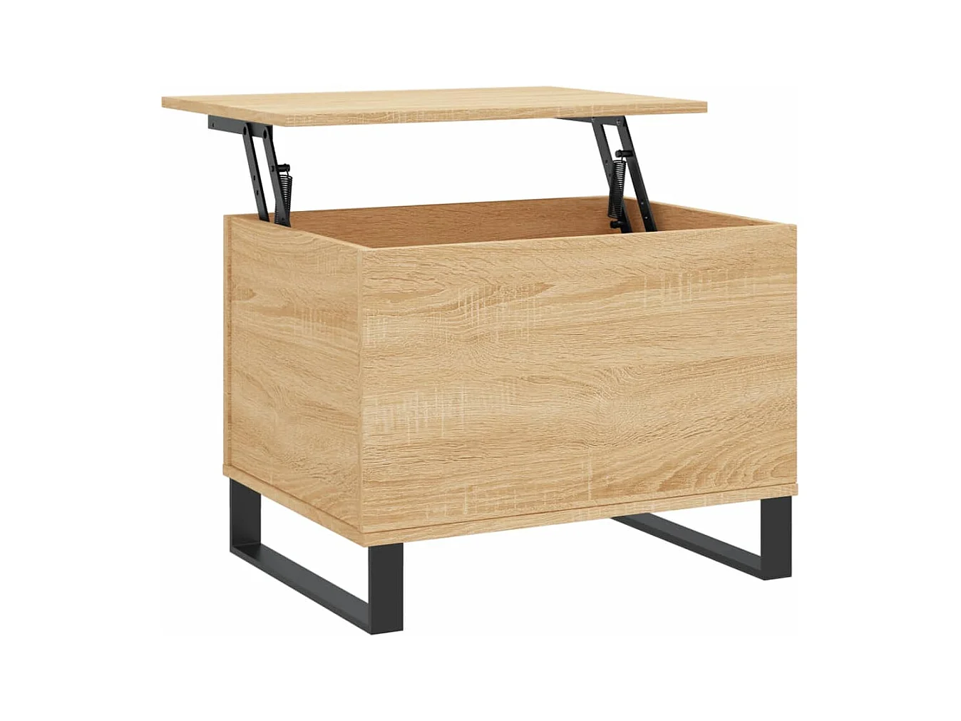 Mesa de centro madera contrachapada roble Sonoma 60x44,5x45 cm