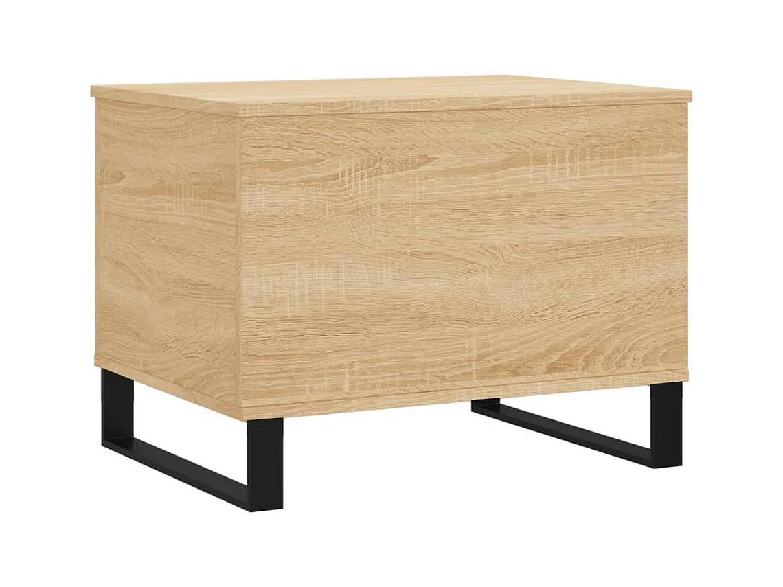 Mesa de centro madera contrachapada roble Sonoma 60x44,5x45 cm