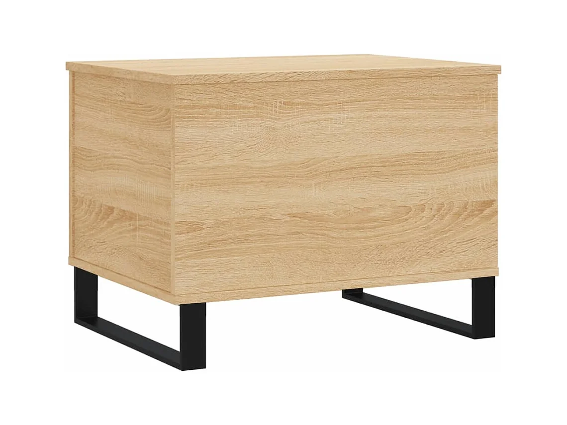 Mesa de centro madera contrachapada roble Sonoma 60x44,5x45 cm