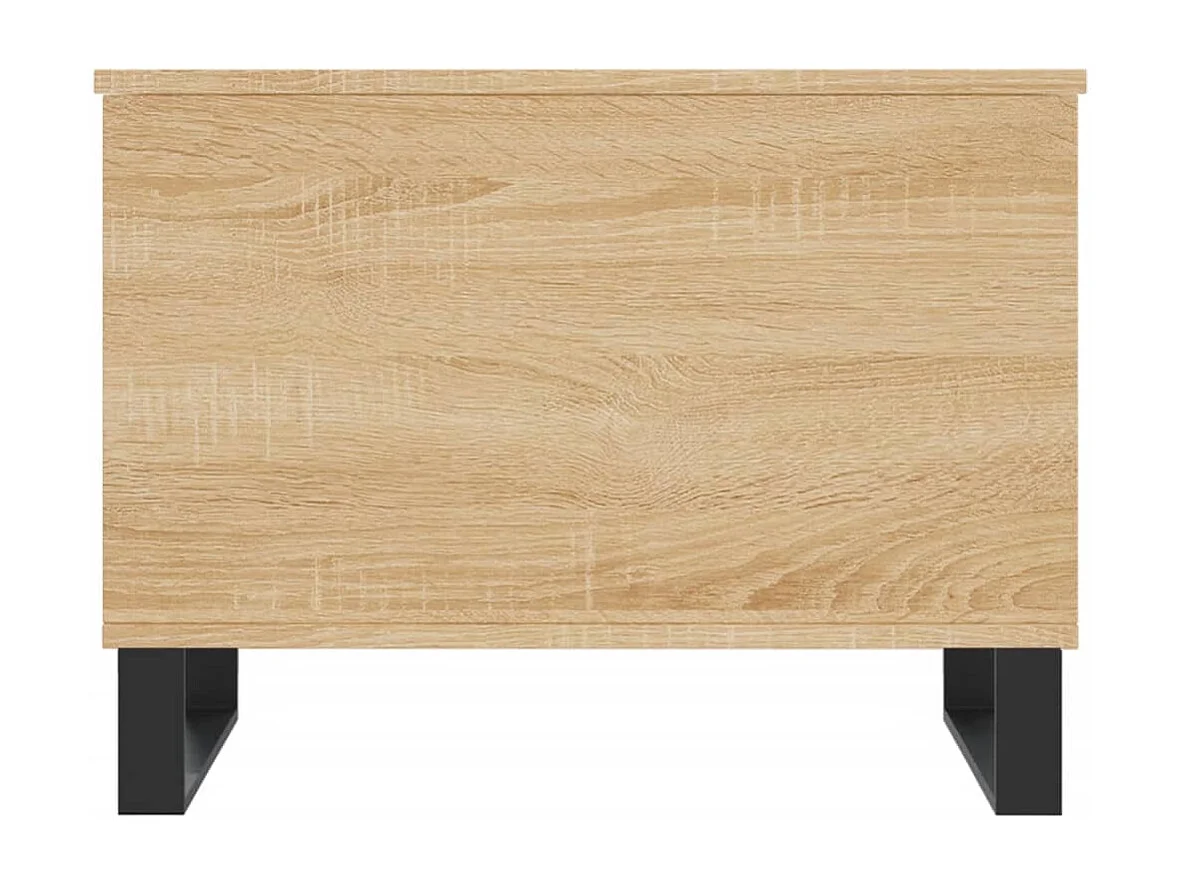 Mesa de centro madera contrachapada roble Sonoma 60x44,5x45 cm