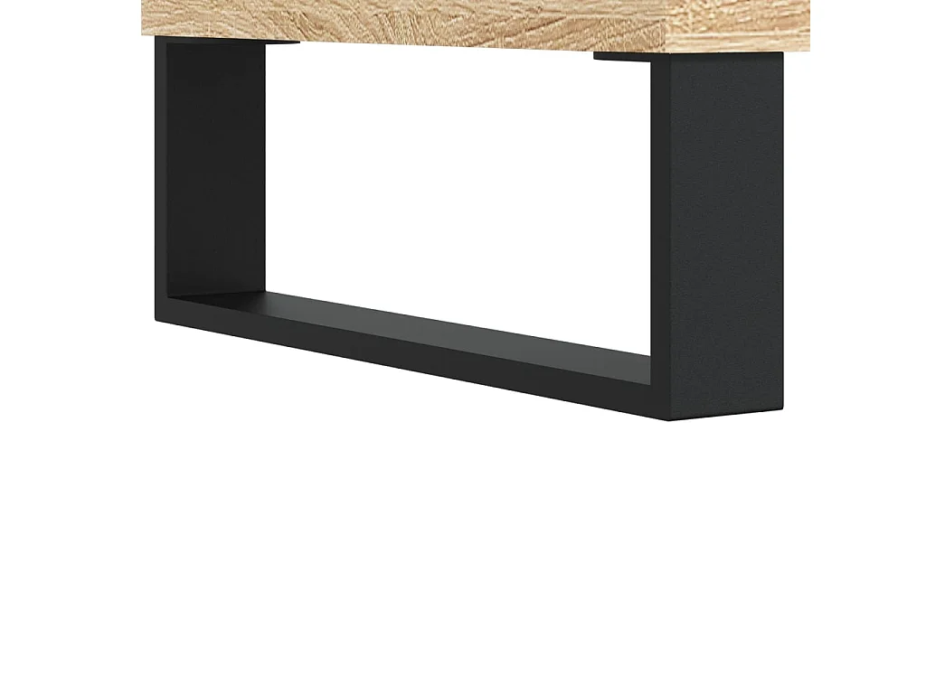 Mesa de centro madera contrachapada roble Sonoma 60x44,5x45 cm