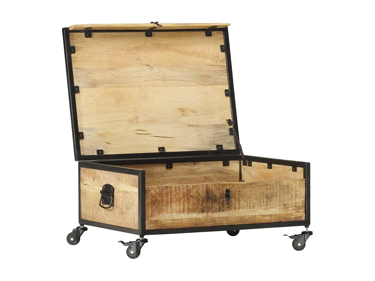 Table basse 70x50x33 cm Bois de manguier massif