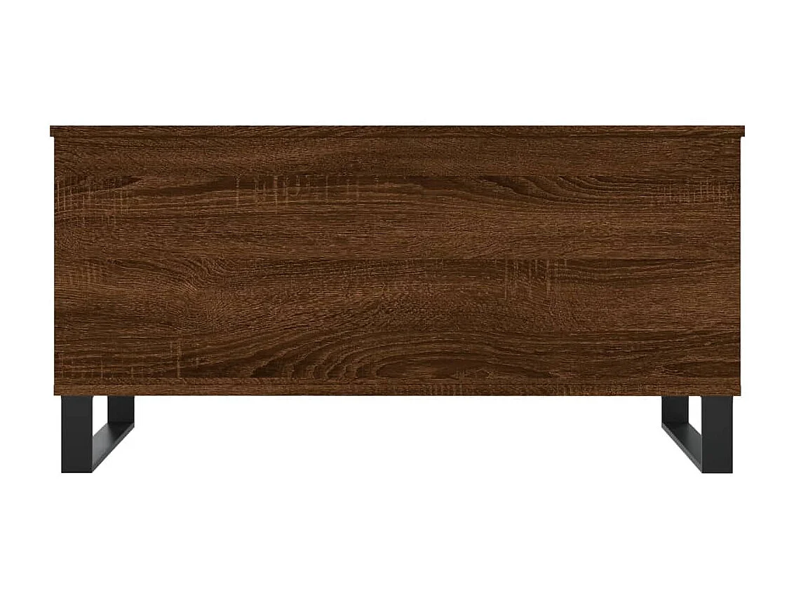 Table basse Chêne marron 90x44,5x45 cm Bois d'ingénierie