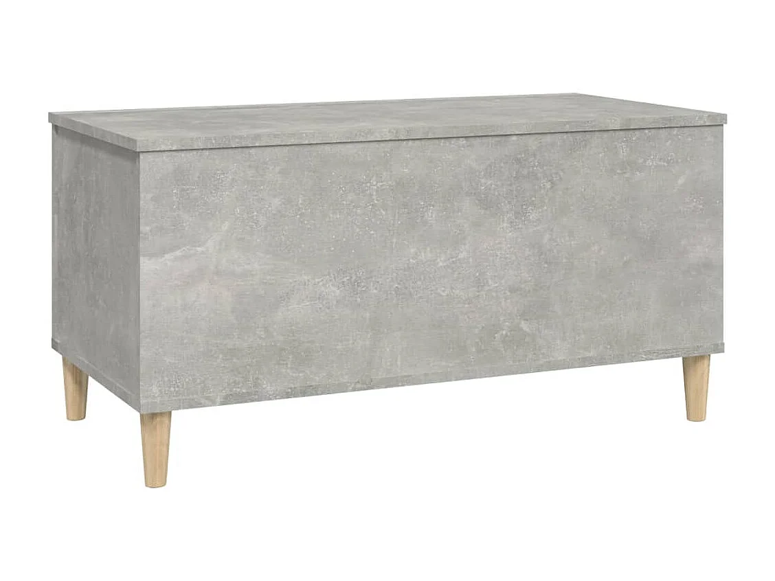 Table basse Gris béton 90x44,5x45 cm Bois d'ingénierie