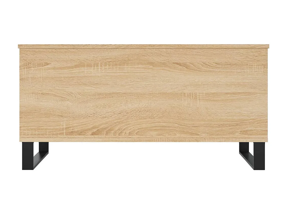 Salontafel 90x44,5x45 cm bewerkt hout sonoma eikenkleurig