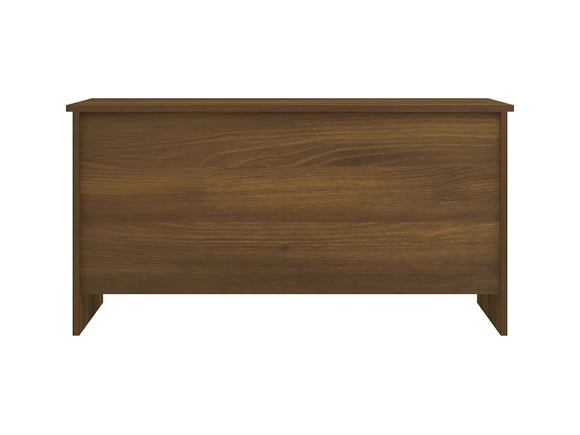 Table basse Chêne marron 102x55,5x52,5 cm Bois d'ingénierie