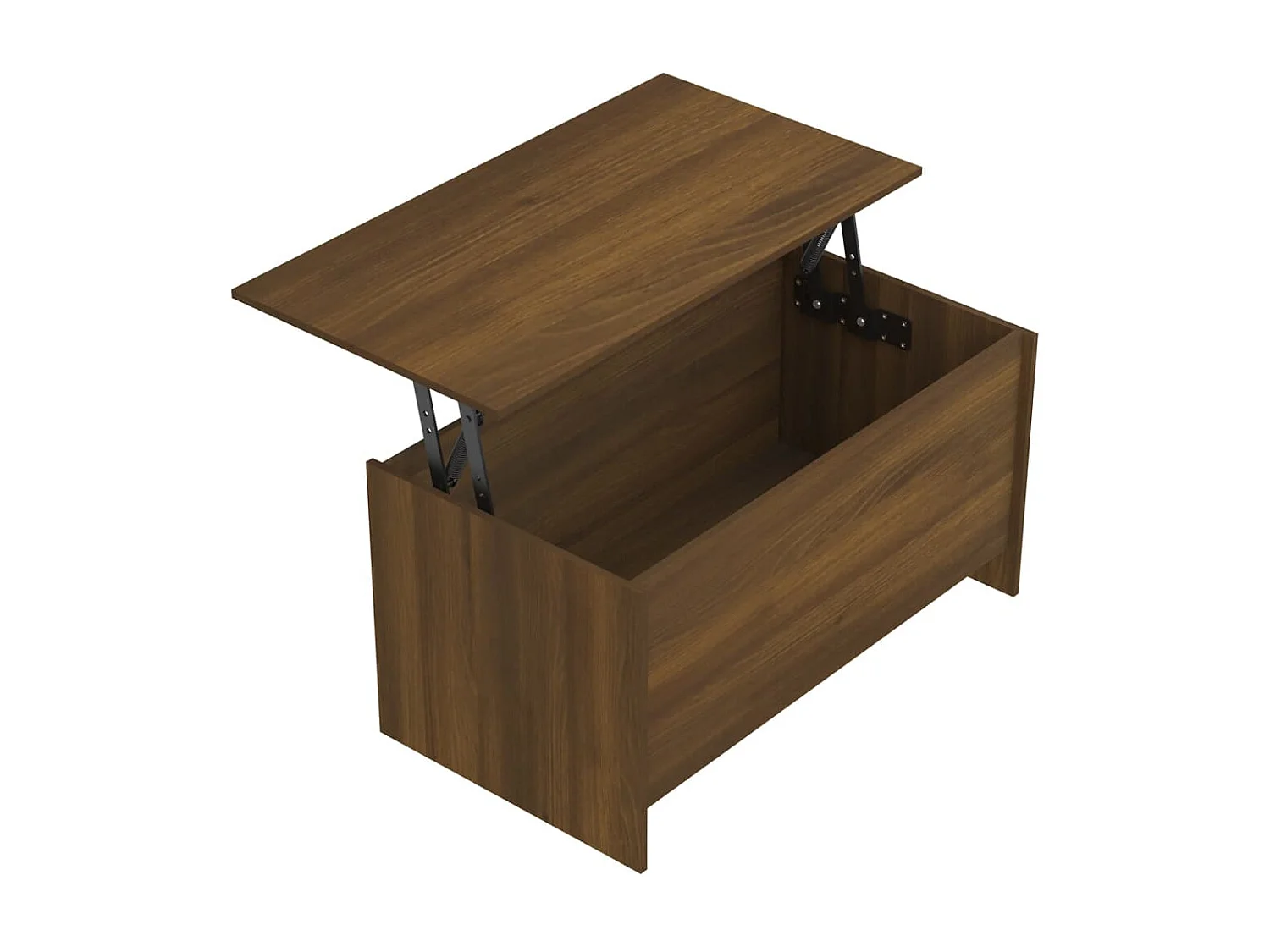 Table basse Chêne marron 102x55,5x52,5 cm Bois d'ingénierie