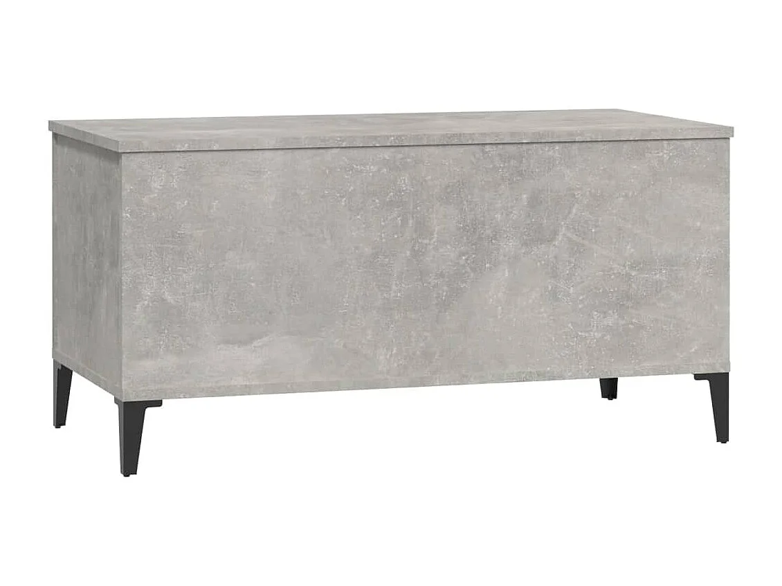 Table basse Gris béton 90x44,5x45 cm Bois d'ingénierie