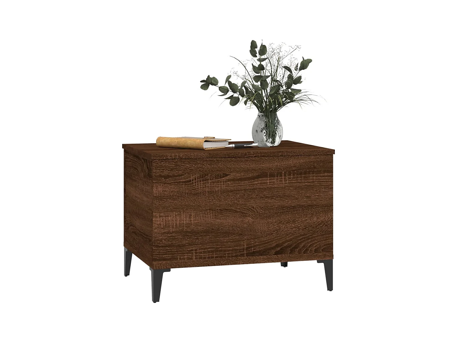 Table basse Chêne marron 60x44,5x45 cm Bois d'ingénierie