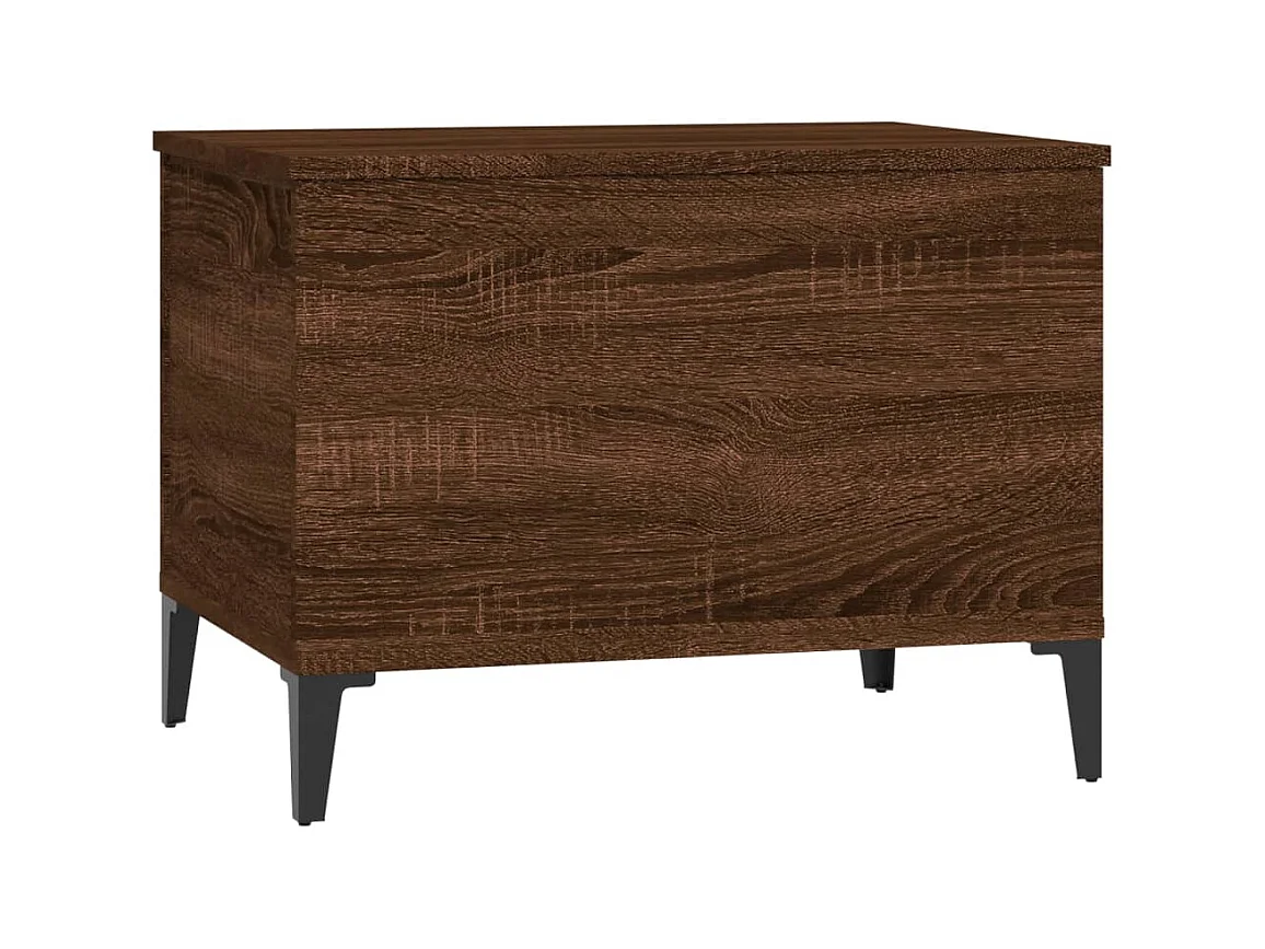 Table basse Chêne marron 60x44,5x45 cm Bois d'ingénierie