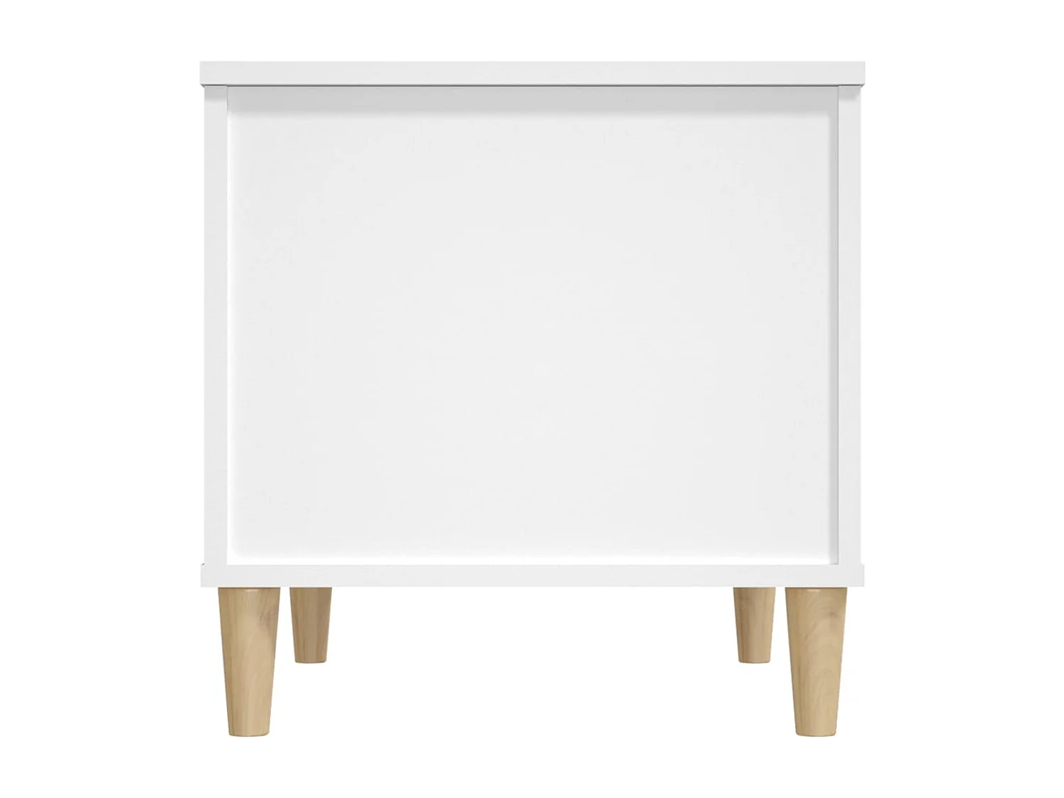 Table basse Blanc 60x44,5x45 cm Bois d'ingénierie