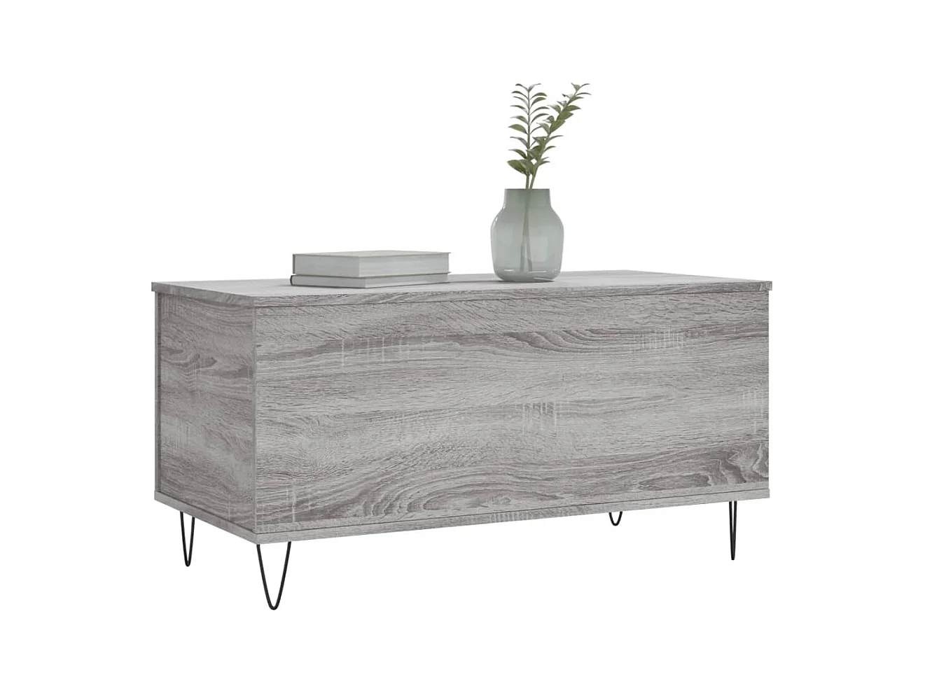 Table basse Sonoma gris 90x44,5x45 cm Bois d'ingénierie