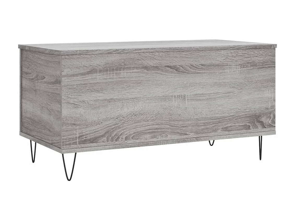 Table basse Sonoma gris 90x44,5x45 cm Bois d'ingénierie
