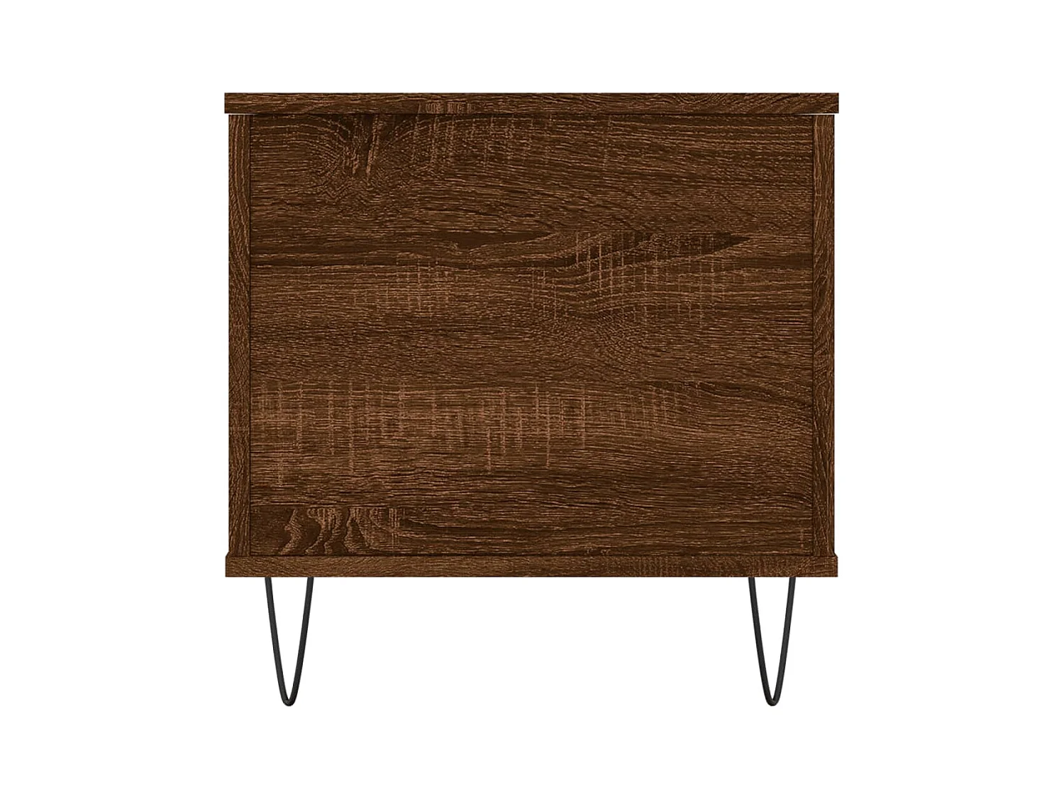 Mesa de centro madera contrachapada roble marrón 90x44,5x45 cm