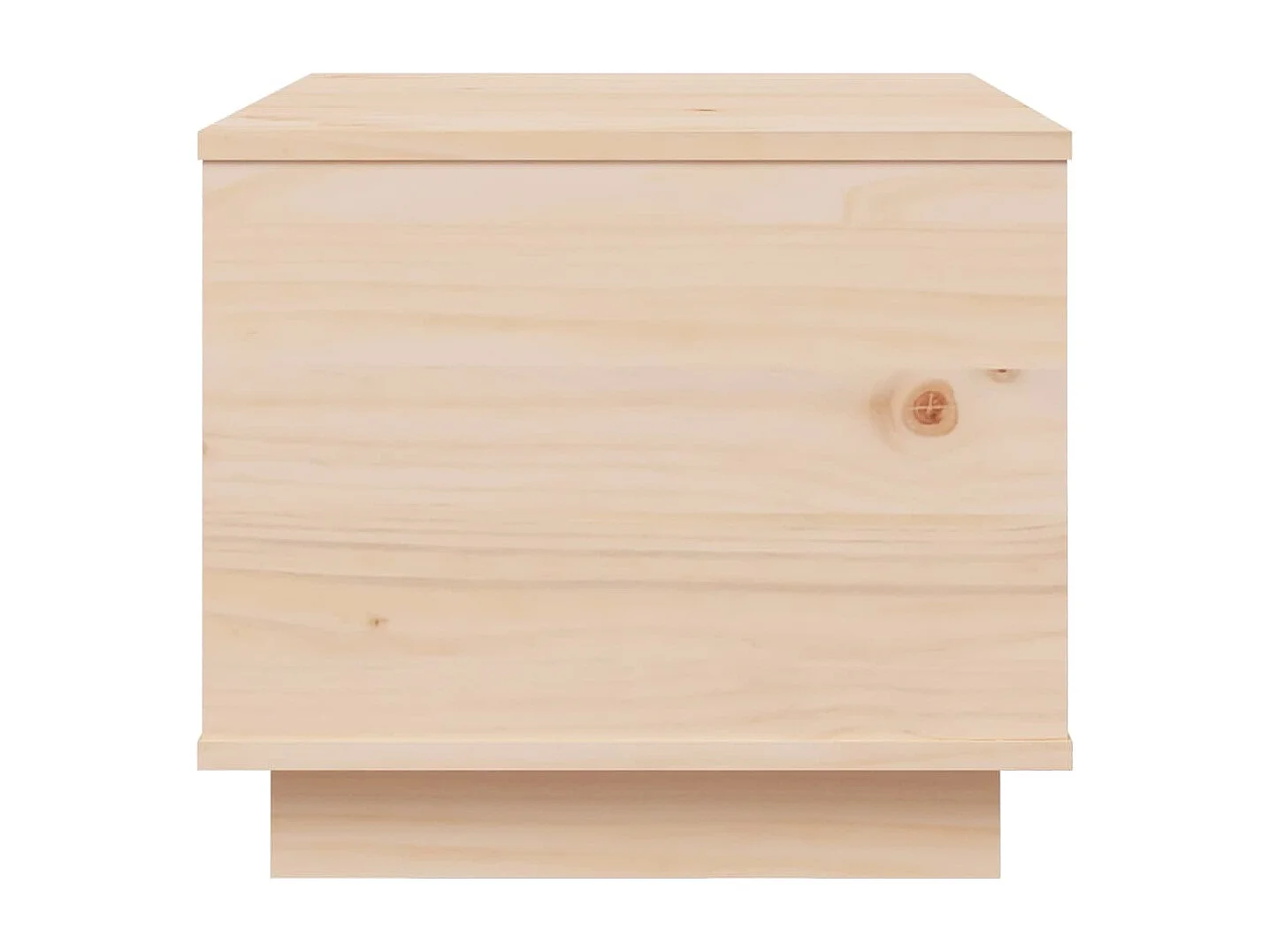 Mesa de centro de madera maciza de pino 40x50x35 cm