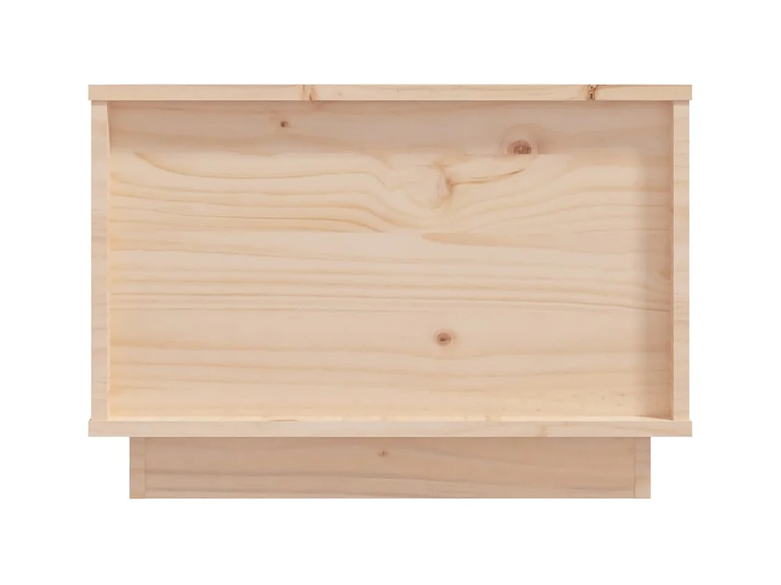 Mesa de centro de madera maciza de pino 40x50x35 cm