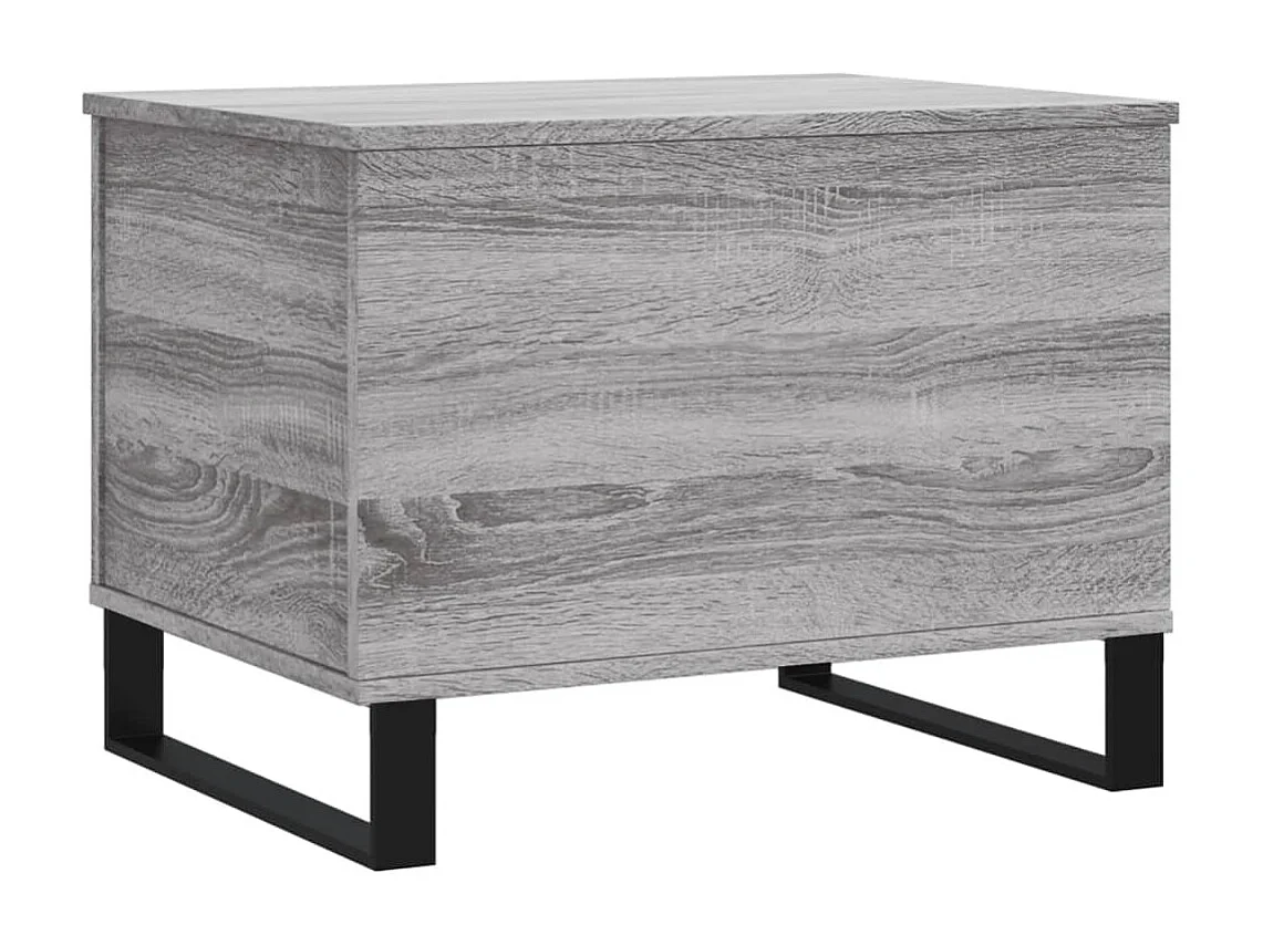 Table basse Sonoma gris 60x44,5x45 cm Bois d'ingénierie