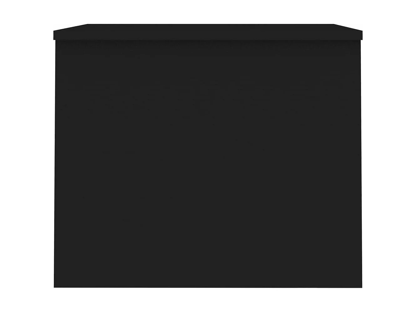 Salontafel 80x50,5x41,5 cm bewerkt hout zwart