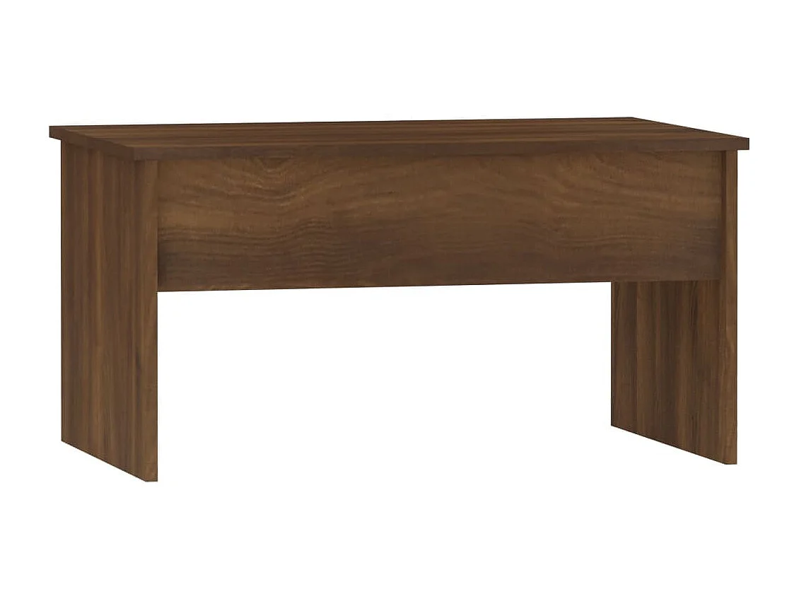 Table basse Chêne marron 80x50,5x41,5 cm Bois d'ingénierie