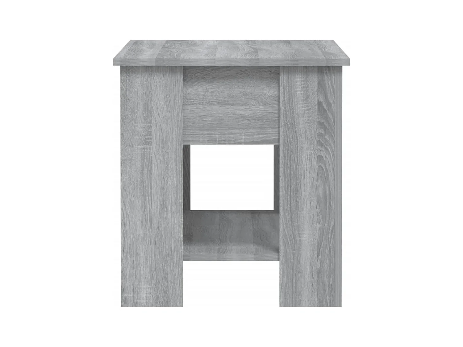 Mesa de centro madera contrachapada gris Sonoma 101x49x52 cm