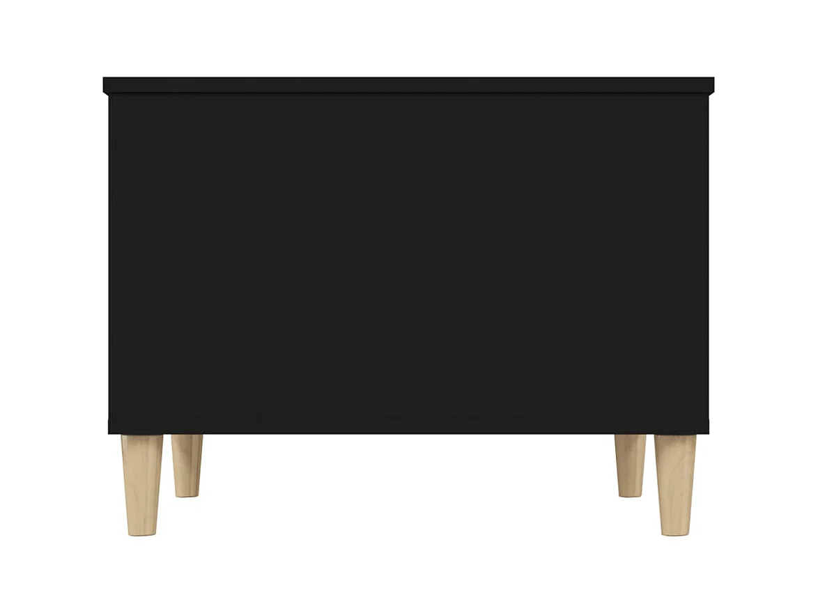 Salontafel 60x44,5x45 cm bewerkt hout zwart