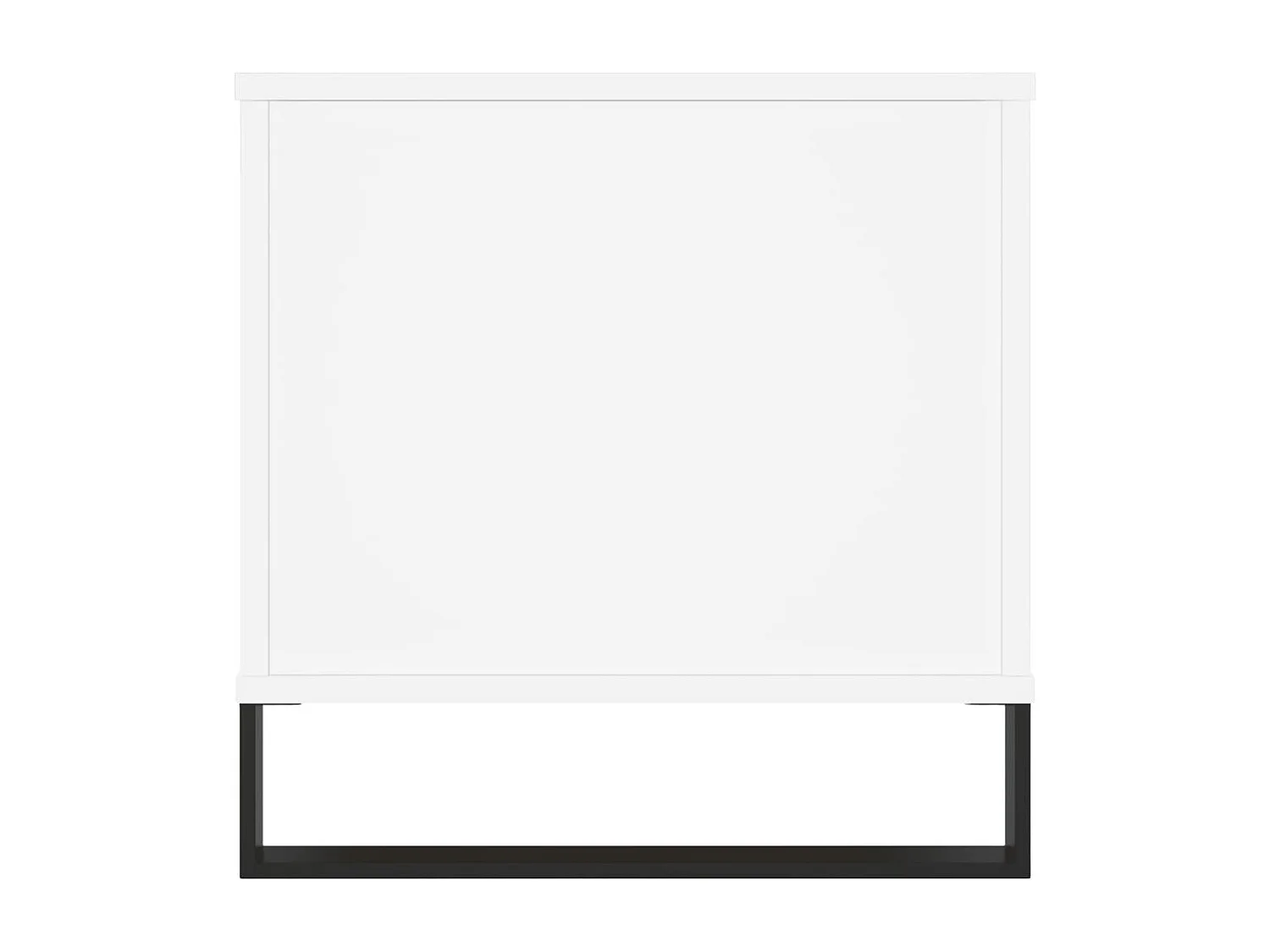 Salontafel 90x44,5x45 cm bewerkt hout wit