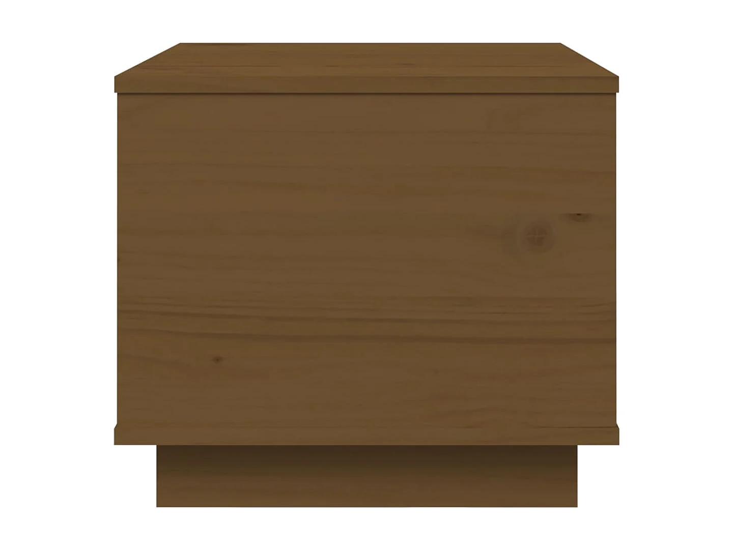 Table basse Marron miel 40x50x35 cm Bois massif de pin