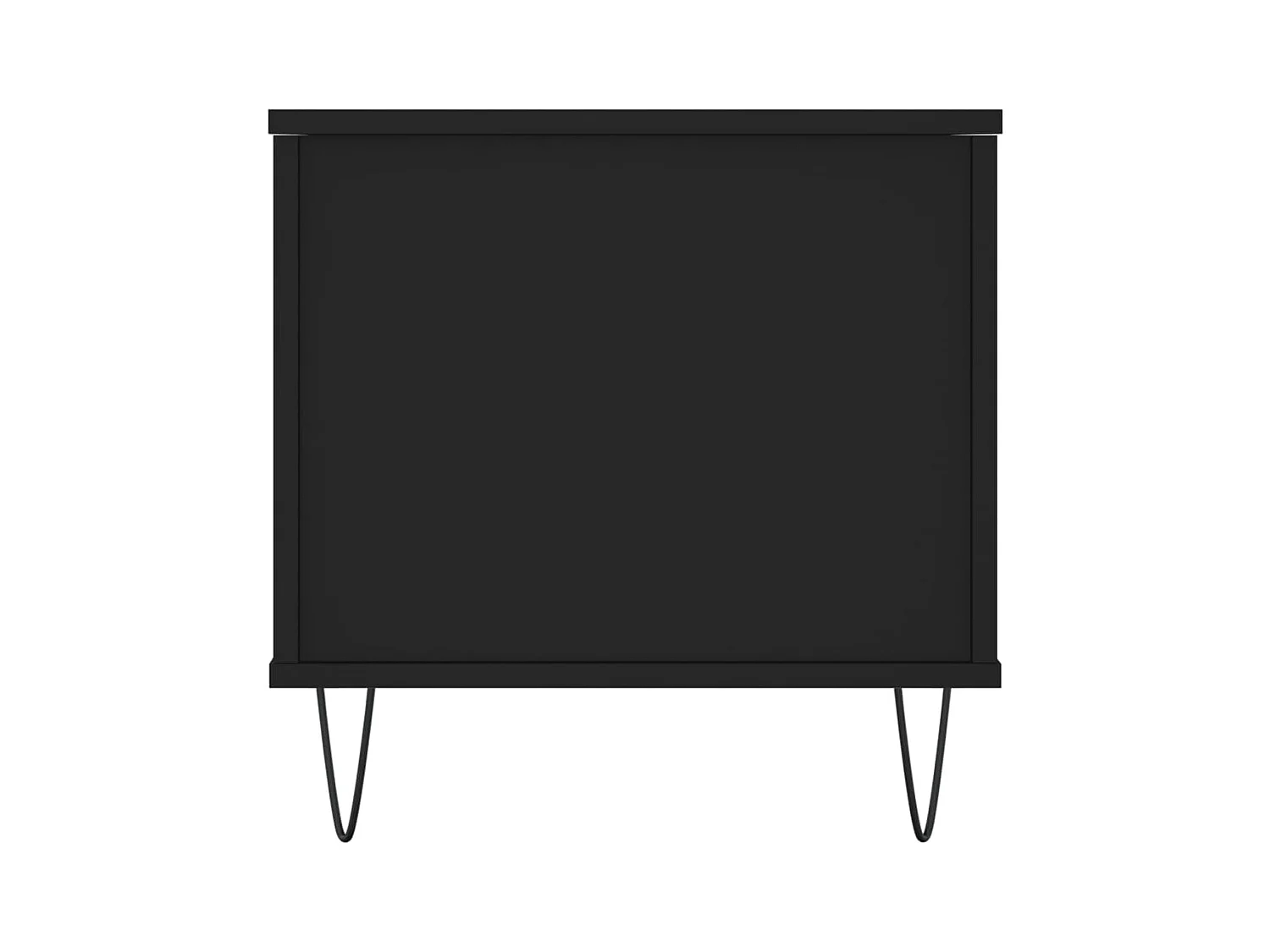 Table basse Noir 90x44,5x45 cm Bois d'ingénierie