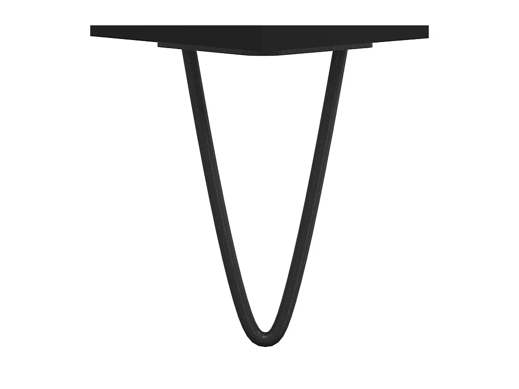 Table basse Noir 90x44,5x45 cm Bois d'ingénierie