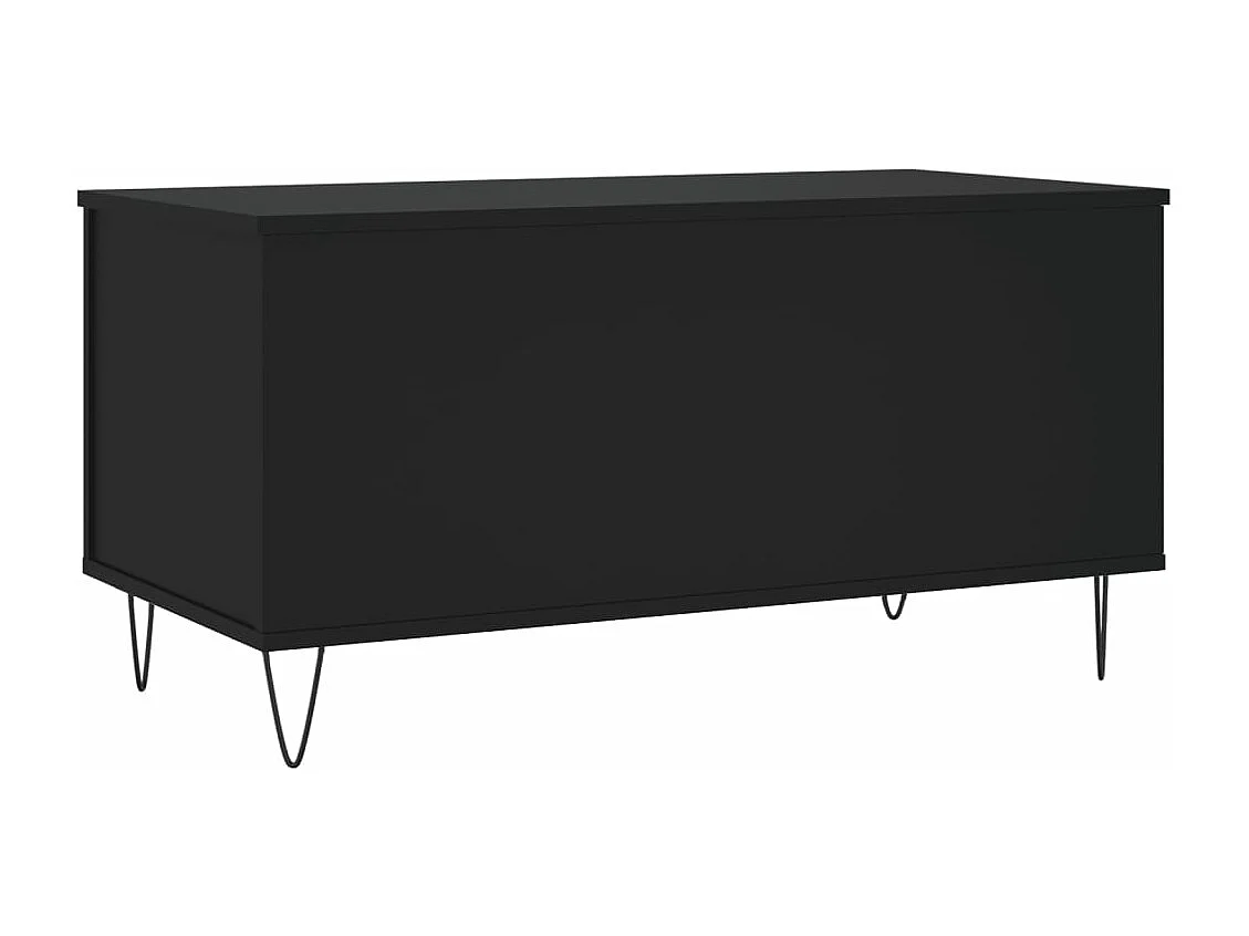 Table basse Noir 90x44,5x45 cm Bois d'ingénierie