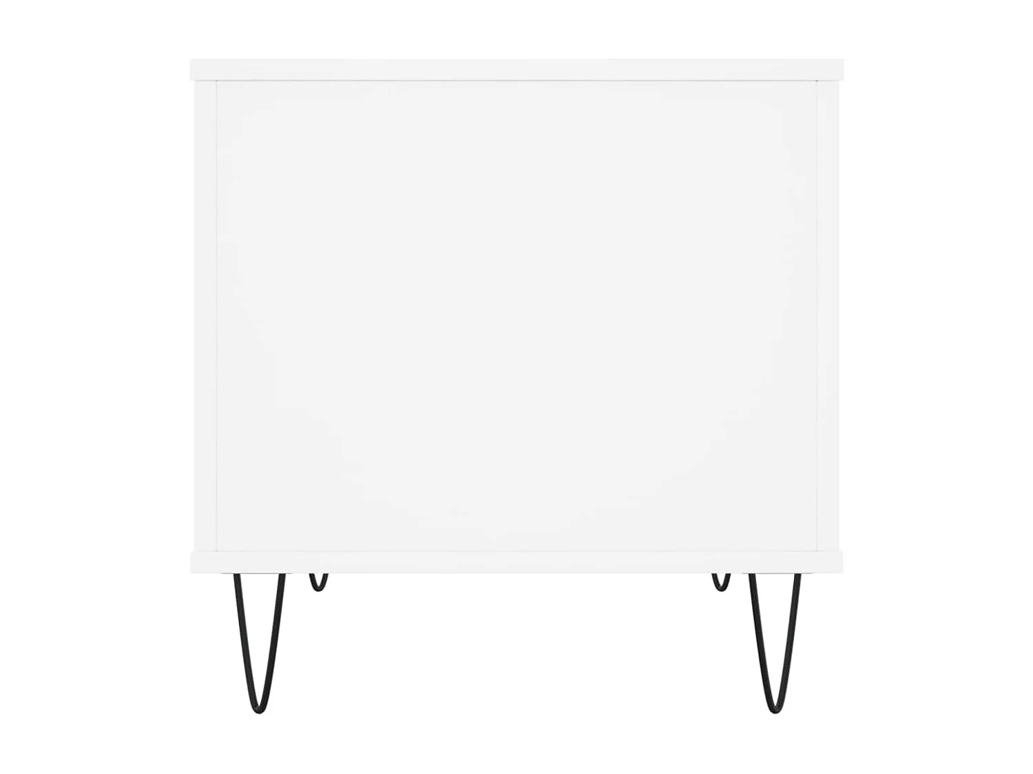 Salontafel 60x44,5x45 cm bewerkt hout wit