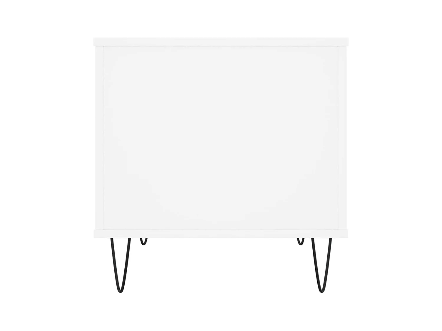 Table basse Blanc 60x44,5x45 cm Bois d'ingénierie