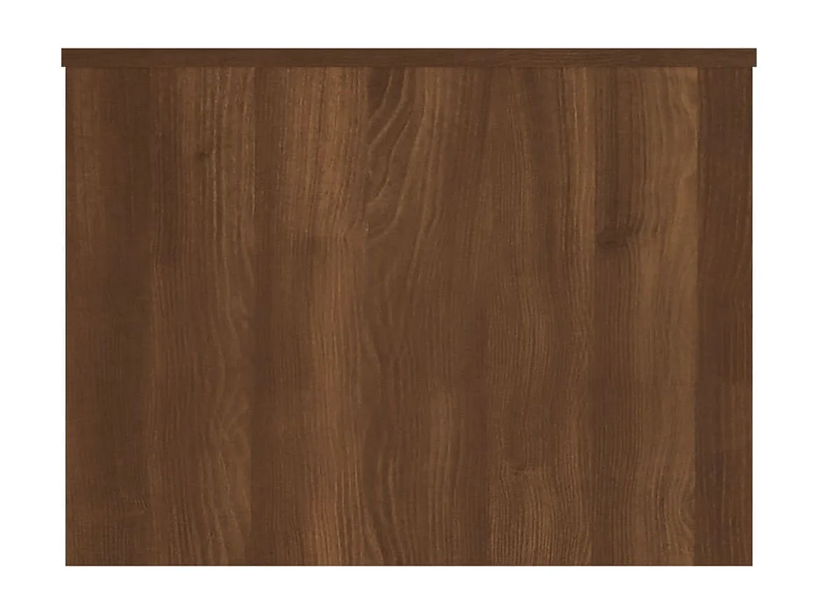 Table basse Chêne marron 80x55,5x41,5 cm Bois d'ingénierie