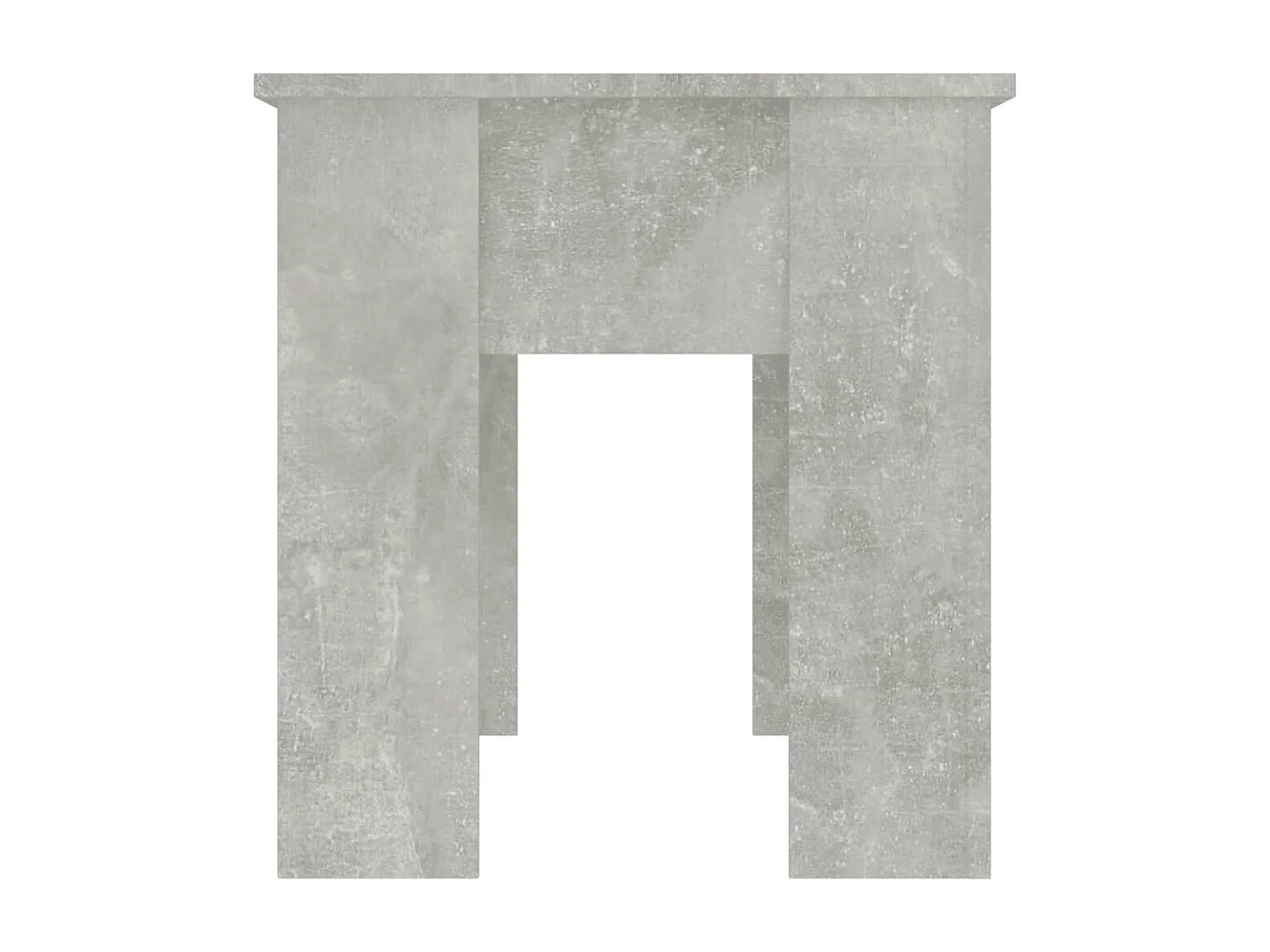 Mesa de centro madera contrachapada gris hormigón 101x49x52 cm