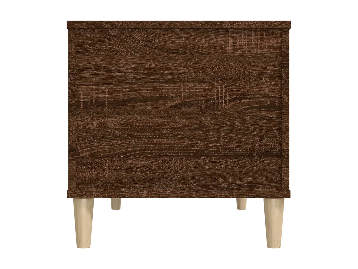Mesa de centro madera contrachapada roble marrón 90x44,5x45 cm