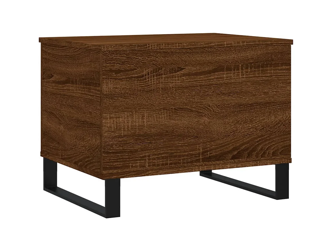Table basse Chêne marron 60x44,5x45 cm Bois d'ingénierie