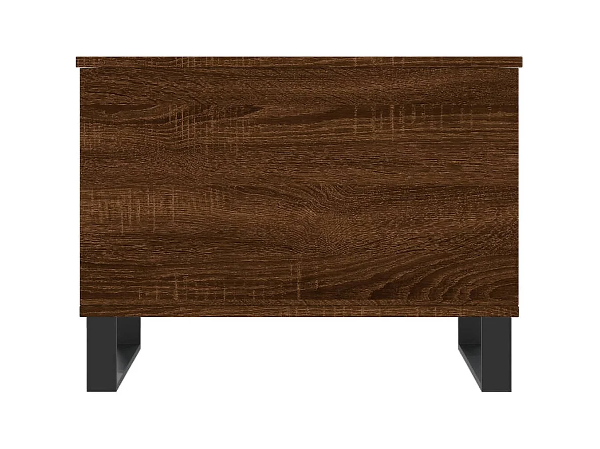 Table basse Chêne marron 60x44,5x45 cm Bois d'ingénierie