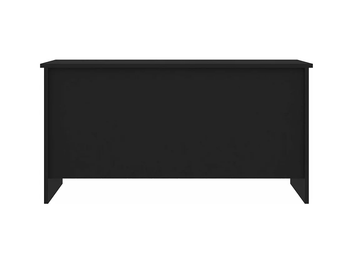 Table basse Noir 102x55,5x52,5 cm Bois d'ingénierie