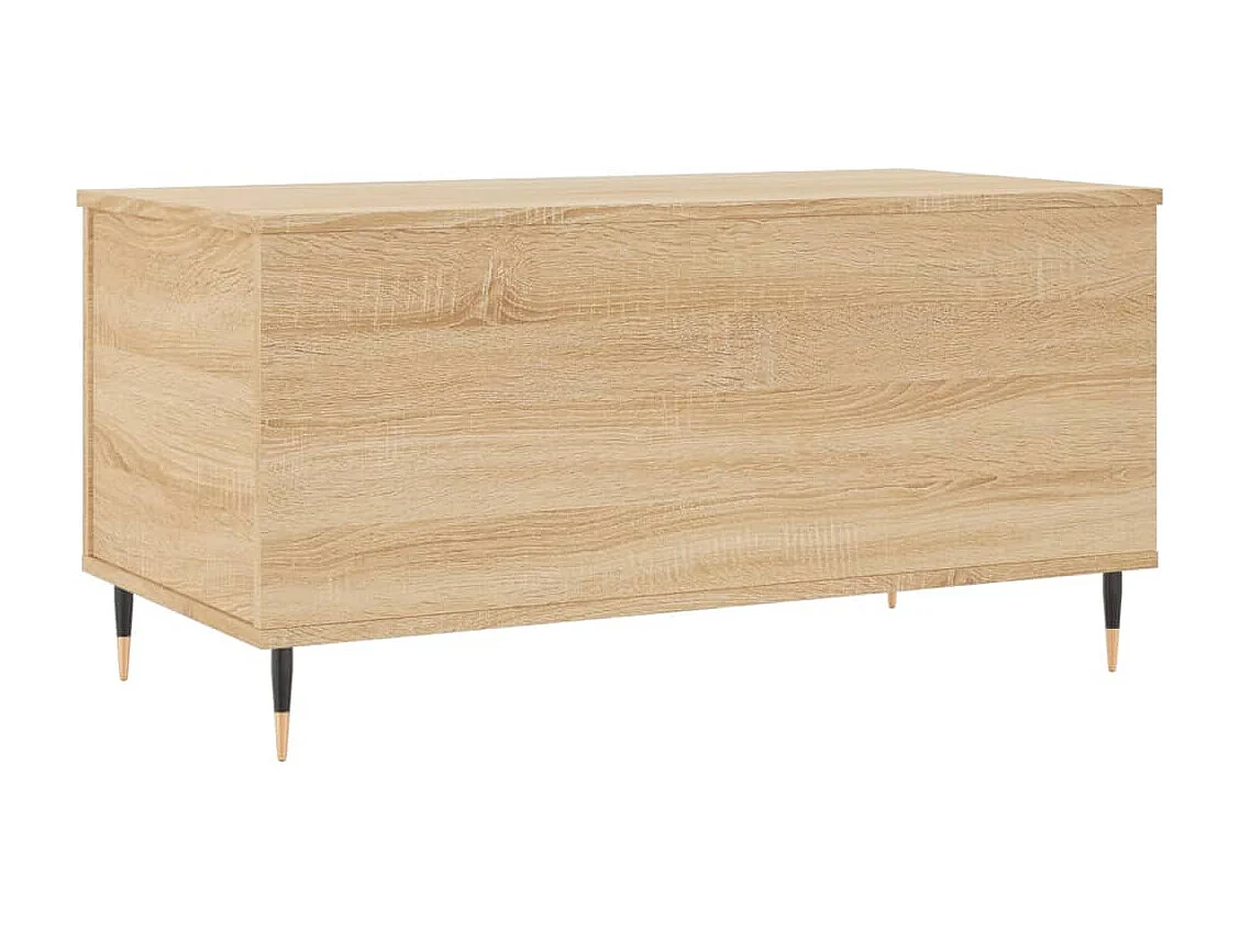 Salontafel 90x44,5x45 cm bewerkt hout sonoma eikenkleurig