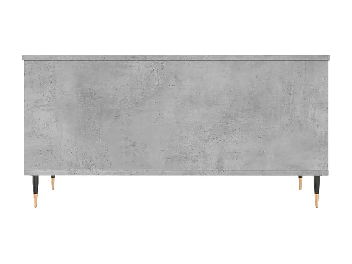 Table basse Gris béton 90x44,5x45 cm Bois d'ingénierie