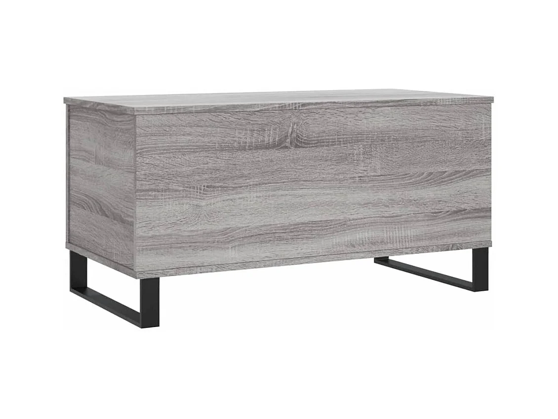 Mesa de centro 90x44,5x45 cm derivados de madeira cinza sonoma