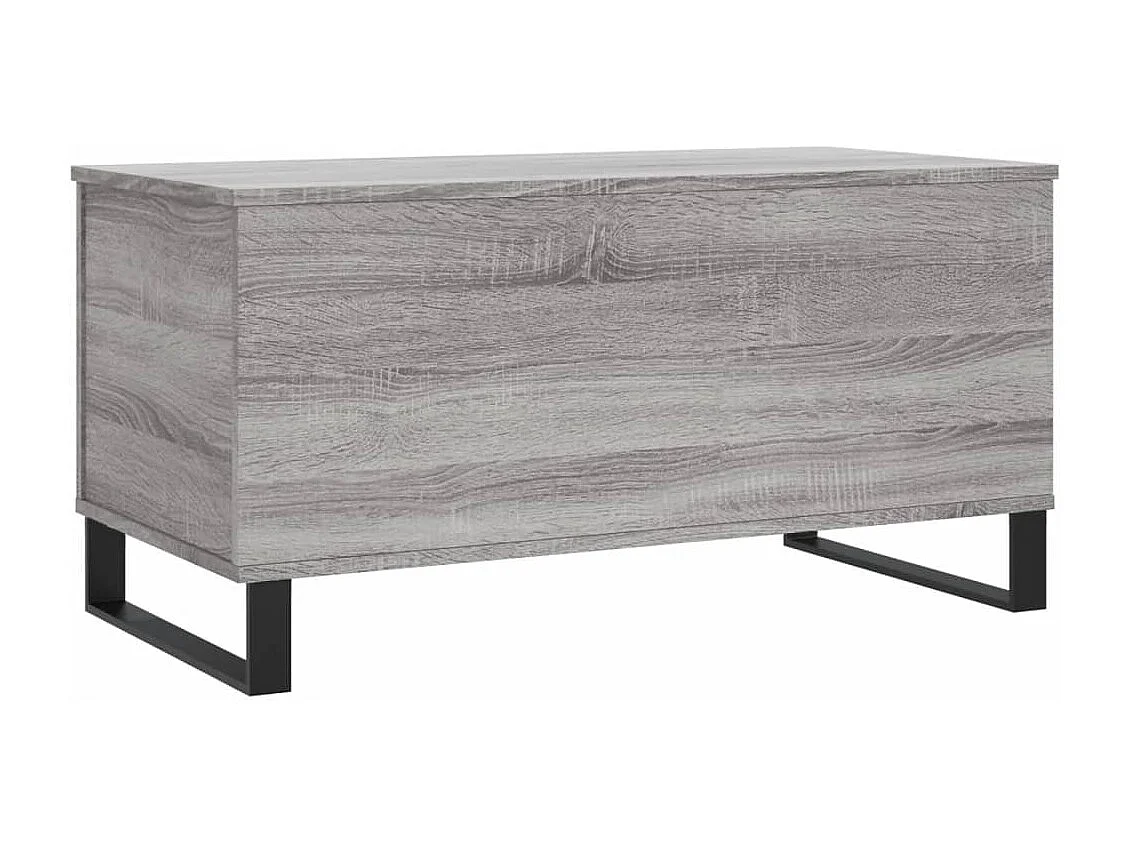 Table basse Sonoma gris 90x44,5x45 cm Bois d'ingénierie