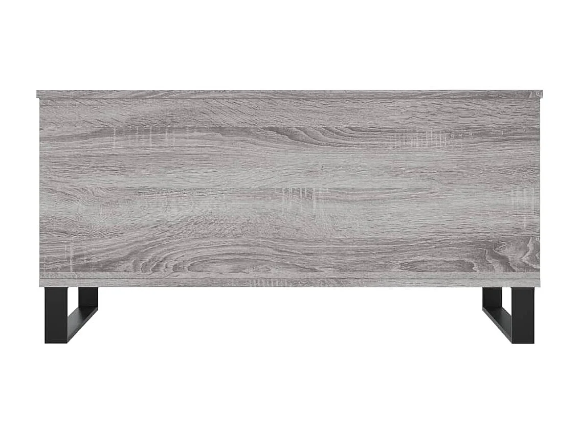 Table basse Sonoma gris 90x44,5x45 cm Bois d'ingénierie