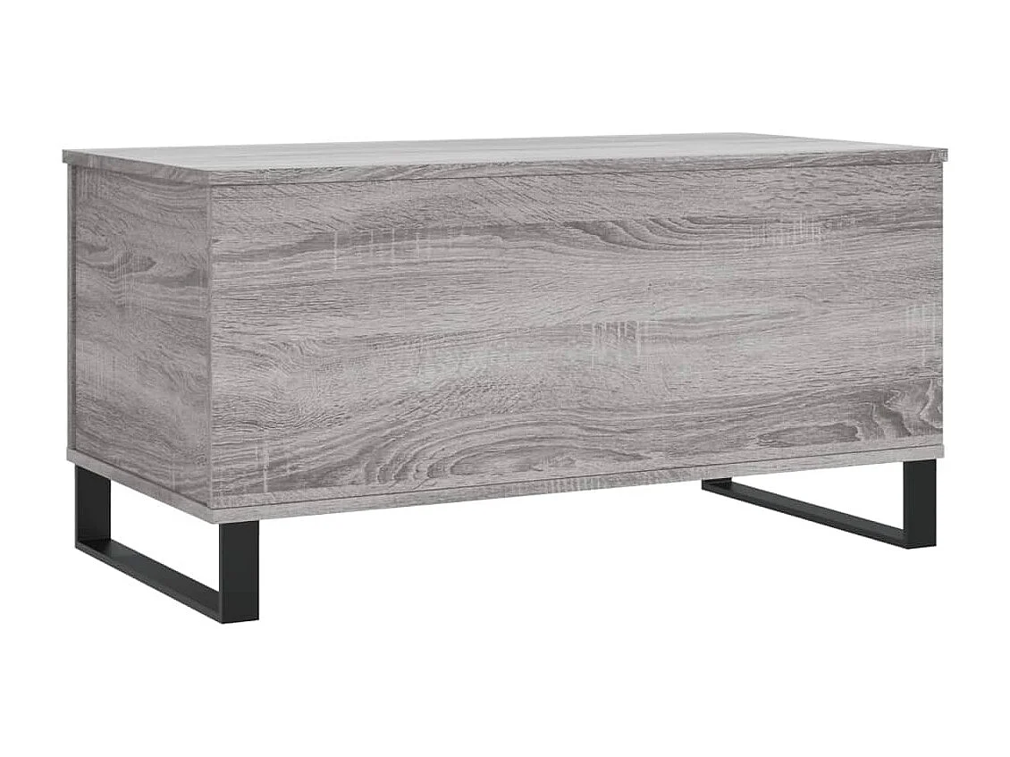 Table basse Sonoma gris 90x44,5x45 cm Bois d'ingénierie