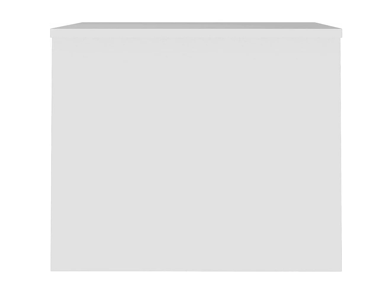 Salontafel 80x50,5x41,5 cm bewerkt hout wit