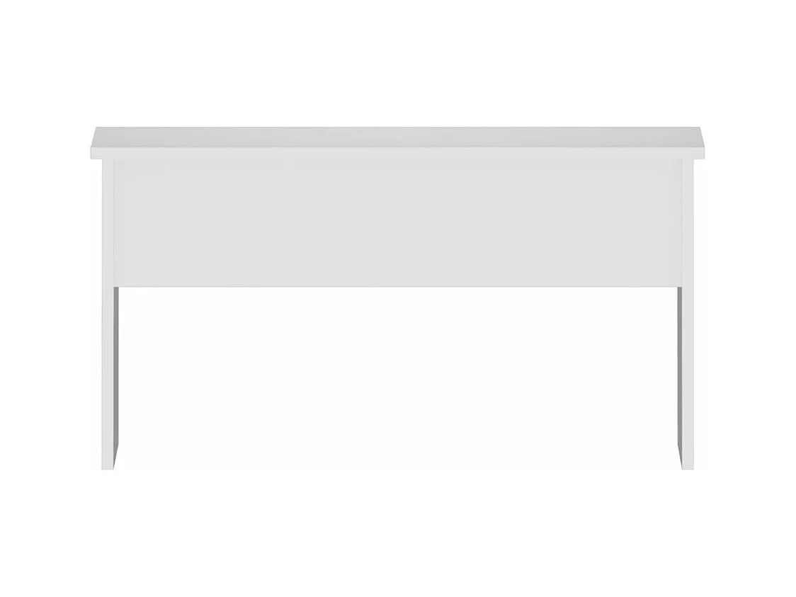 Table basse Blanc 80x50,5x41,5 cm Bois d'ingénierie