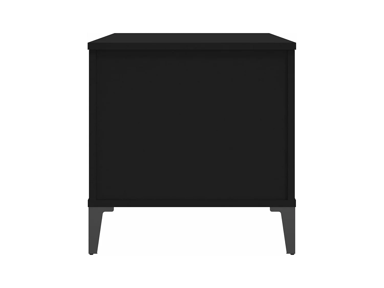 Table basse Noir 90x44,5x45 cm Bois d'ingénierie