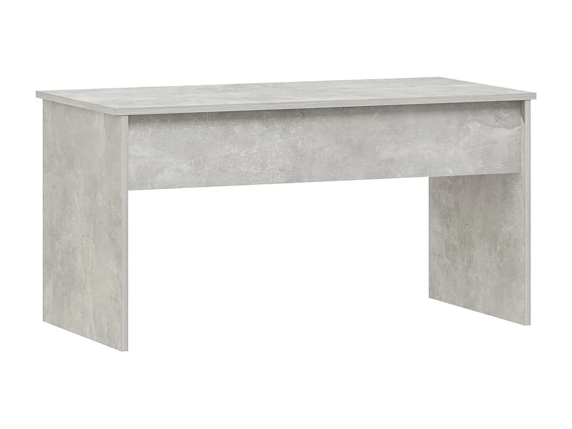 Table basse Gris béton 102x50,5x52,5 cm Bois d'ingénierie